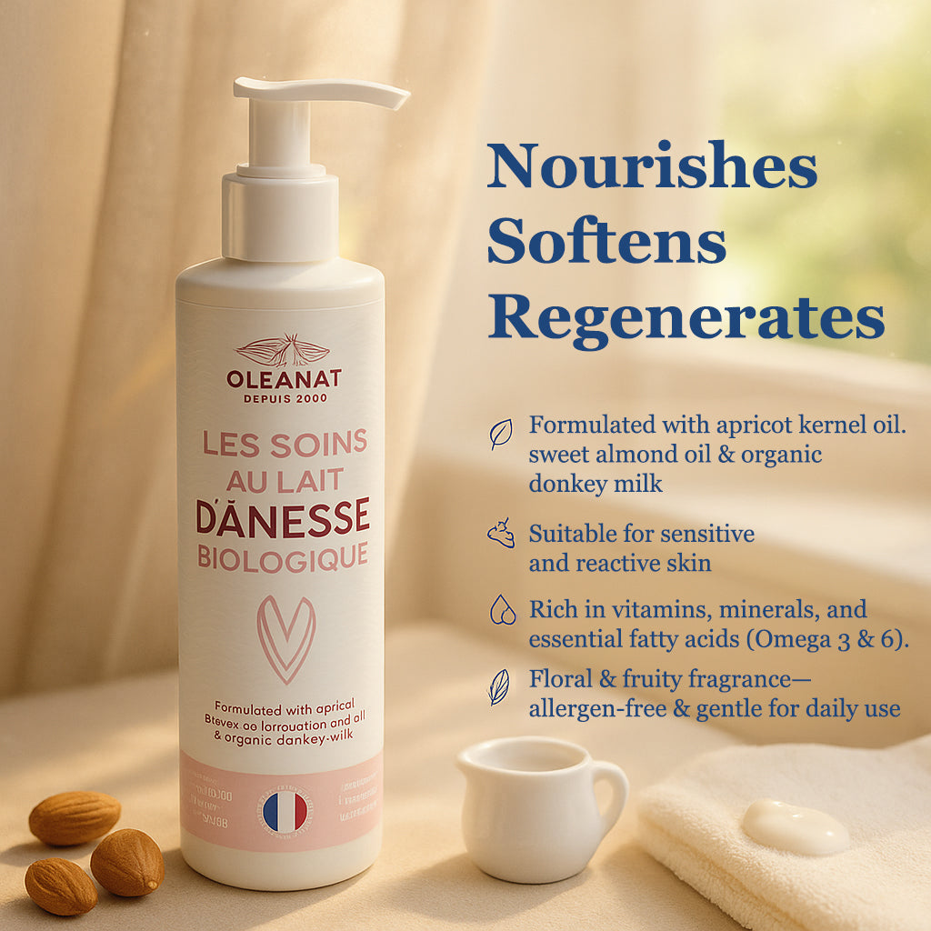 Organic Body Milk With Donkey Milk - Nourishing Body Lotion 200ml