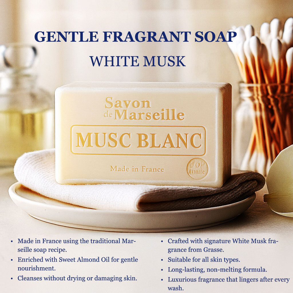 Gentle Frangant Soap - White Musk