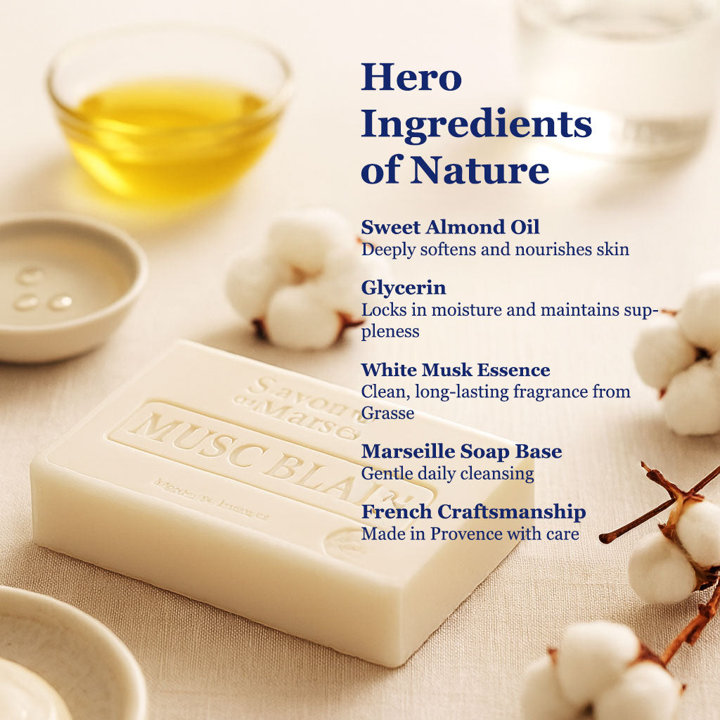 Gentle Frangant Soap - White Musk