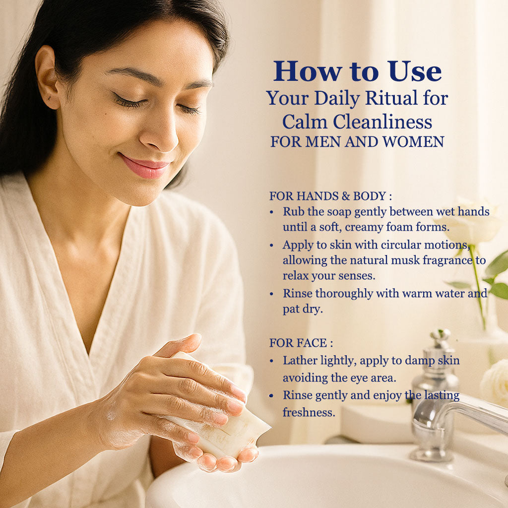 Gentle Frangant Soap - White Musk