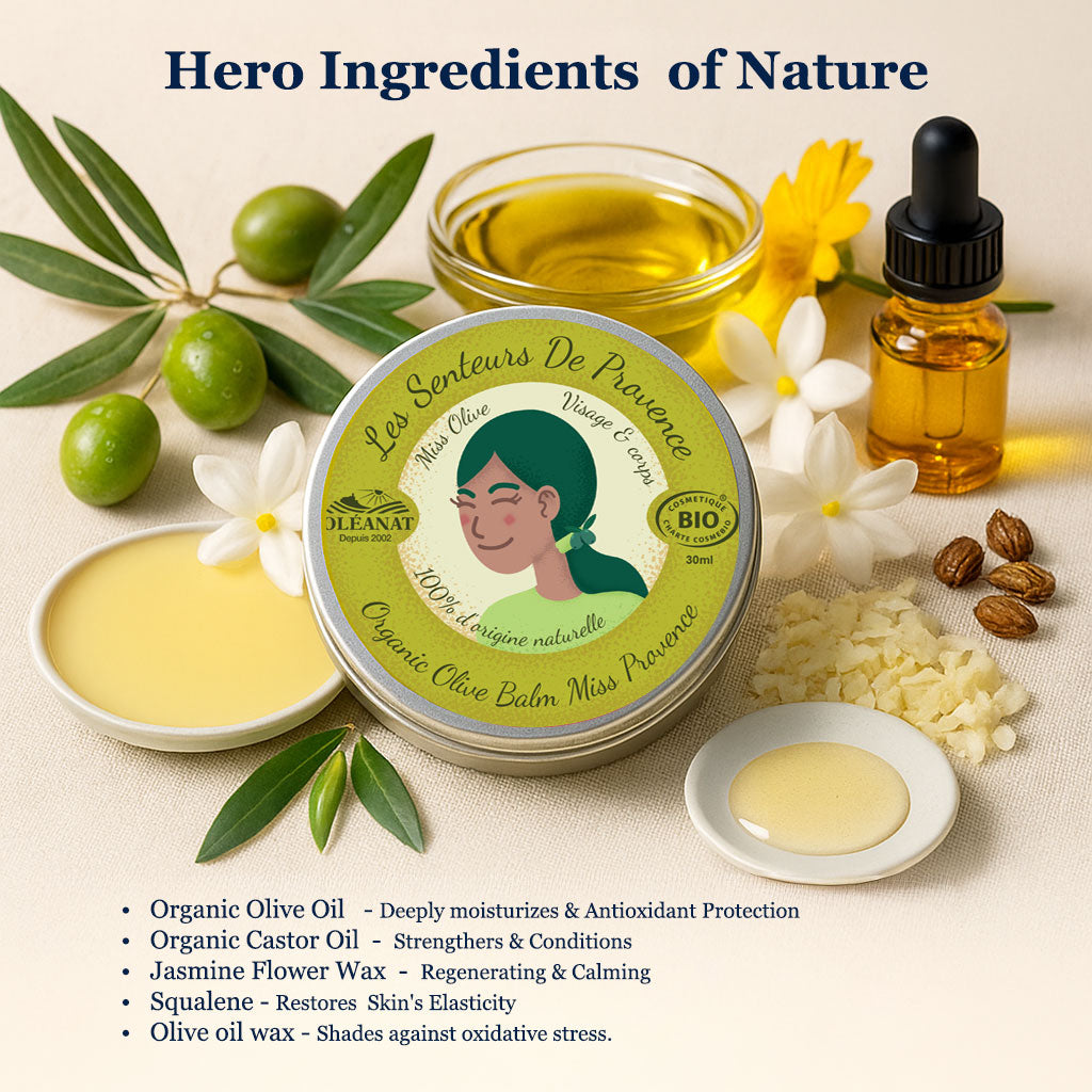 Organic Olive Balm - Deep Moisture & Protection Moisturizing Cream 30ml