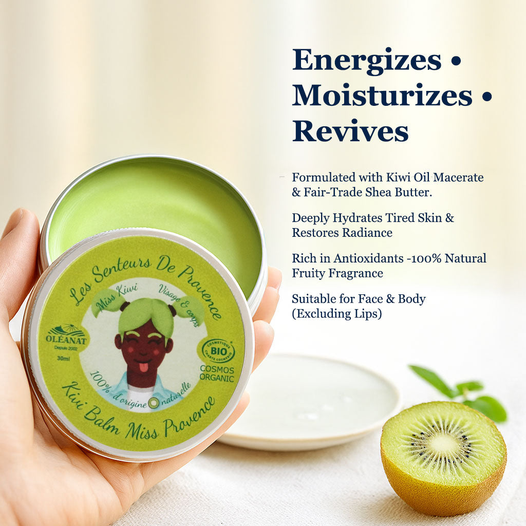 Organic Kiwi Balm - Brightening & Detoxifying Moisturizing Cream 30ml