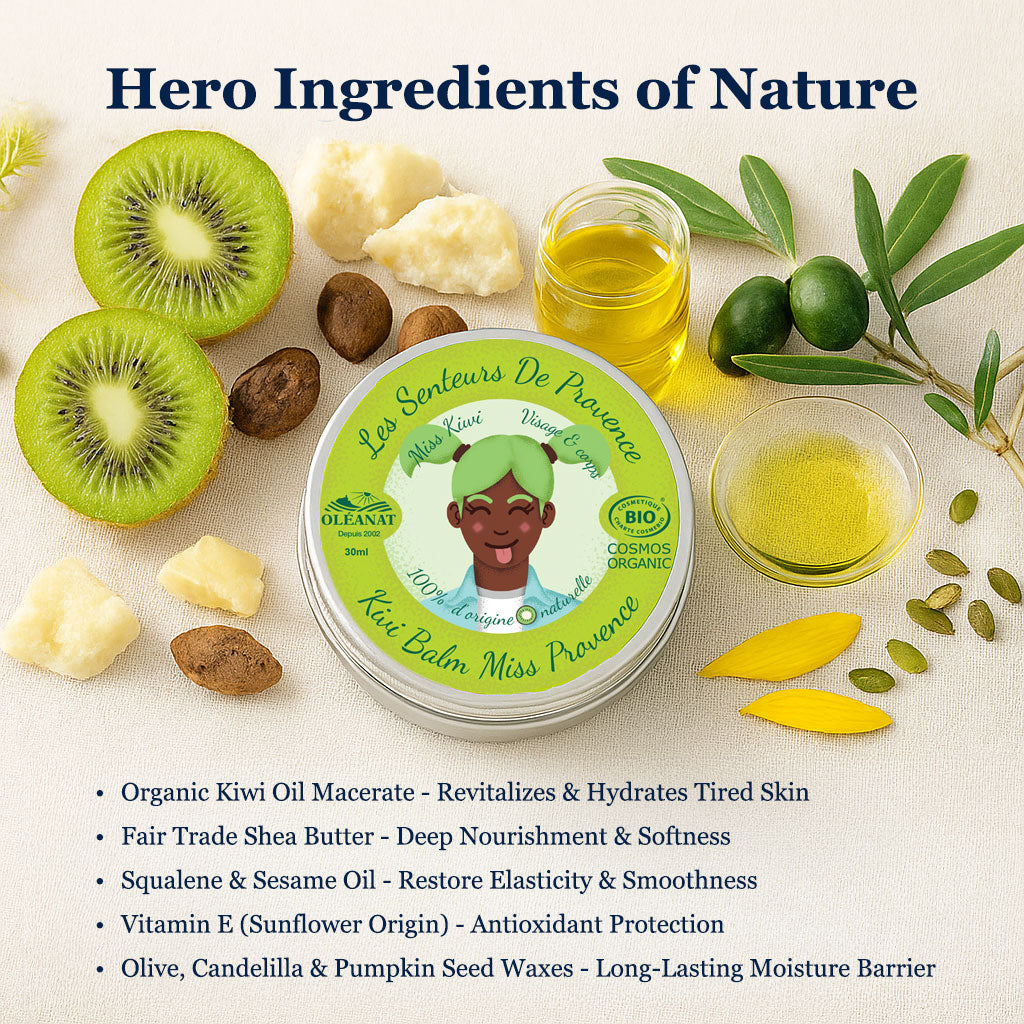 Organic Kiwi Balm - Brightening & Detoxifying Moisturizing Cream 30ml