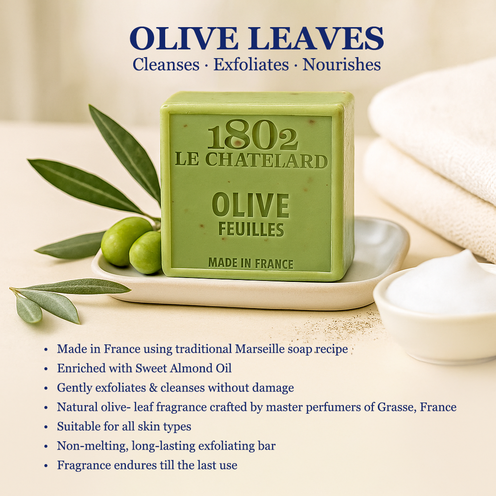 Palm Oil Free Exfoliating Soap - Olive Leaves
