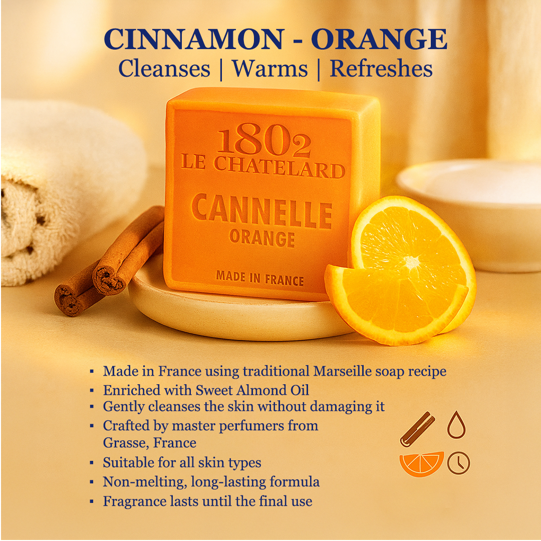 Palm Oil Free Fragrant Soap - Cinnamon Orange
