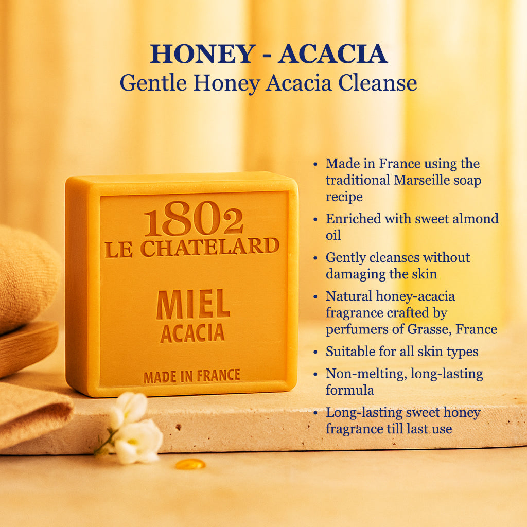 Palm Oil Free Fragrant Soap - Honey Accacia