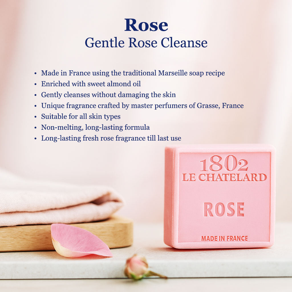 Palm Oil Free Fragrance Soap - Rose