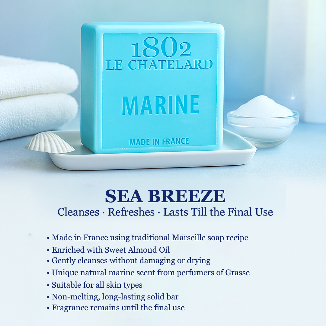 Palm Oil Free Fragrant Soap - Sea Breeze