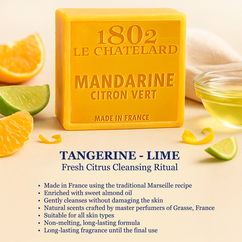 Palm Oil Free Fragrant Soap - Tangerine & Lime