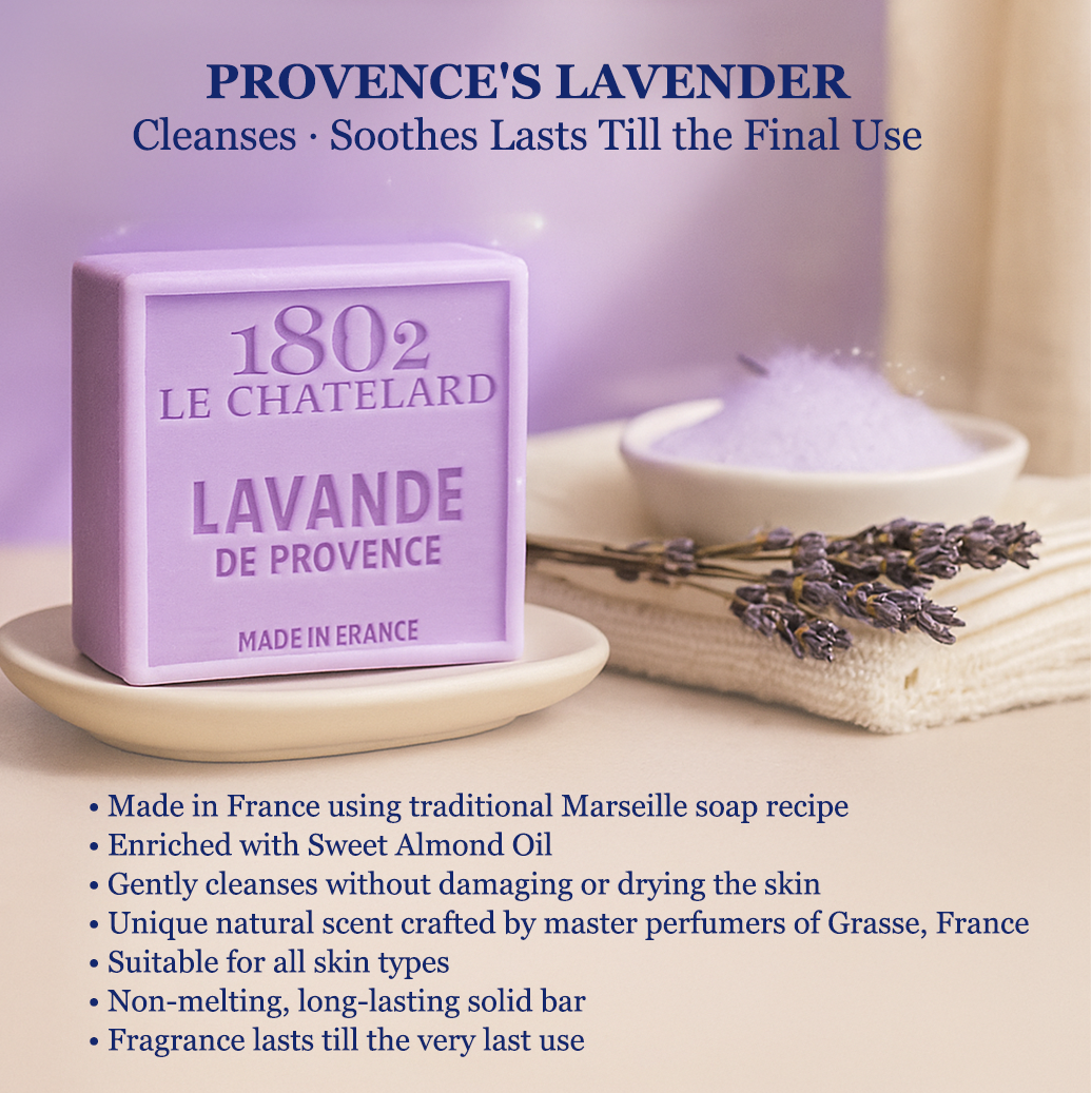 Palm Oil Free Fragrant Soap - Provence's Lavender