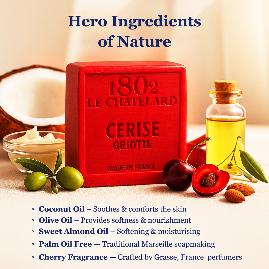 Palm Oil Free Frangrant Soap - Cherry