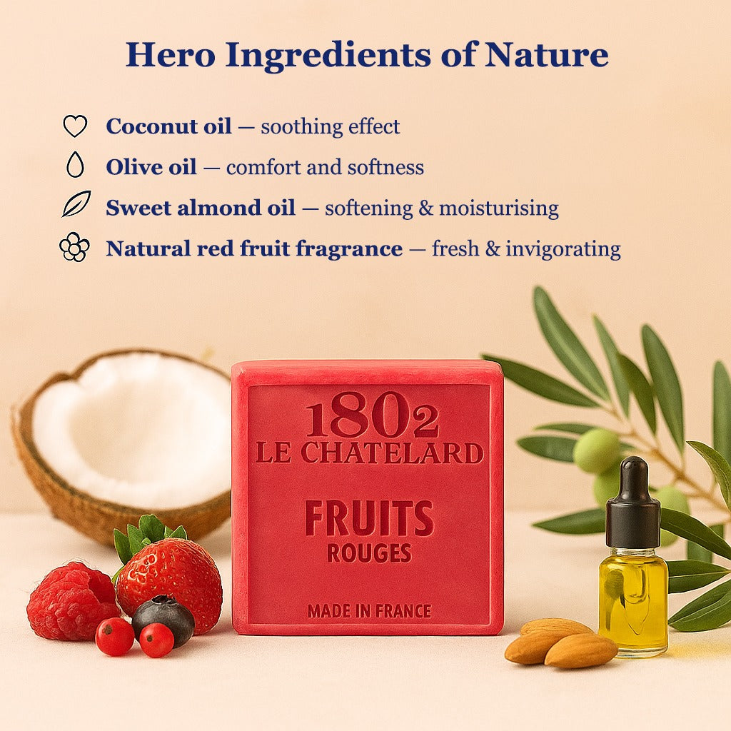 Palm Oil Free Fragrant Soap - Red Fruits