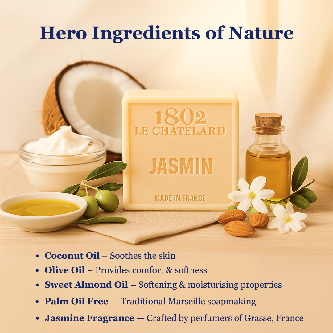 Palm Oil Free Fragrant Soap - Jasmine