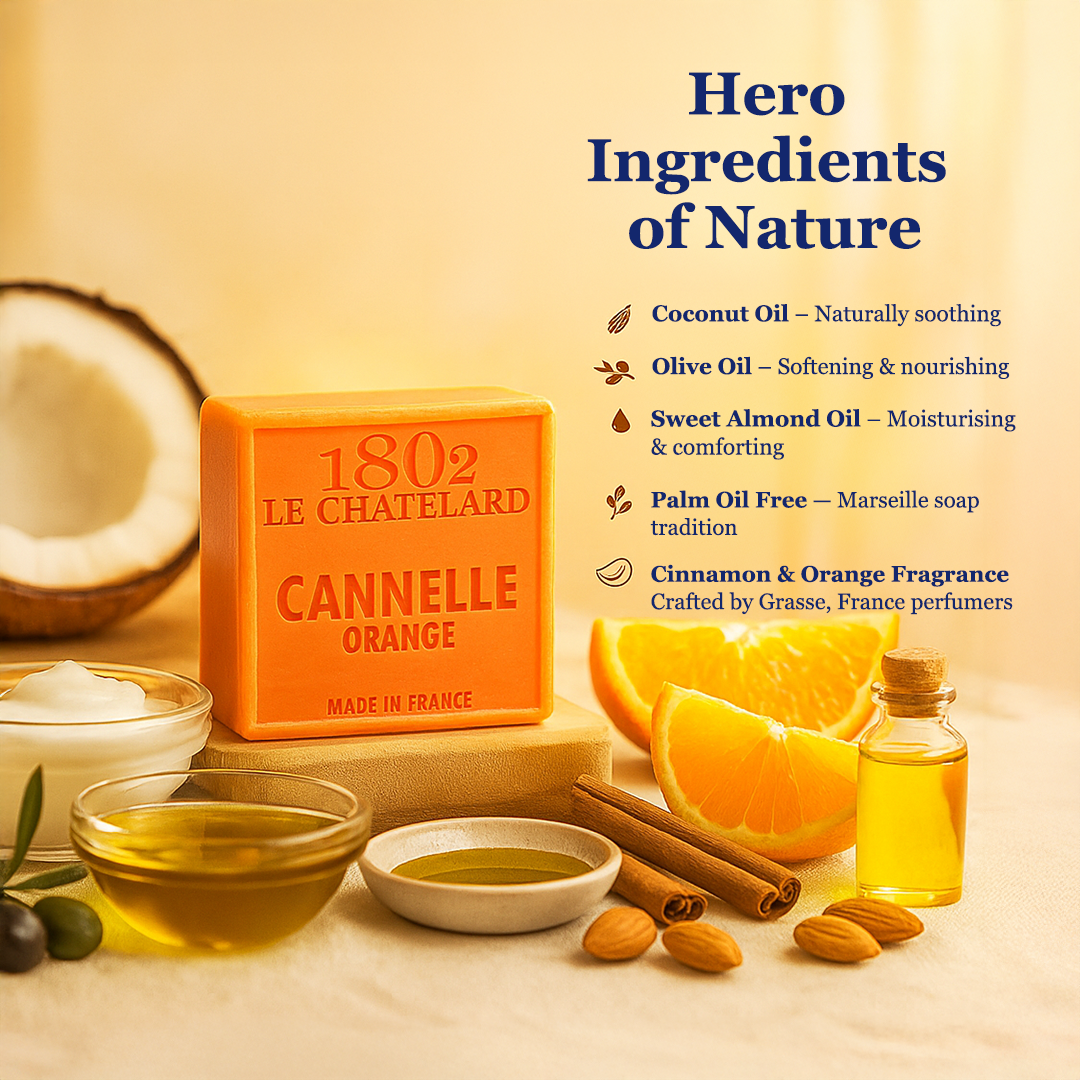 Palm Oil Free Fragrant Soap - Cinnamon Orange