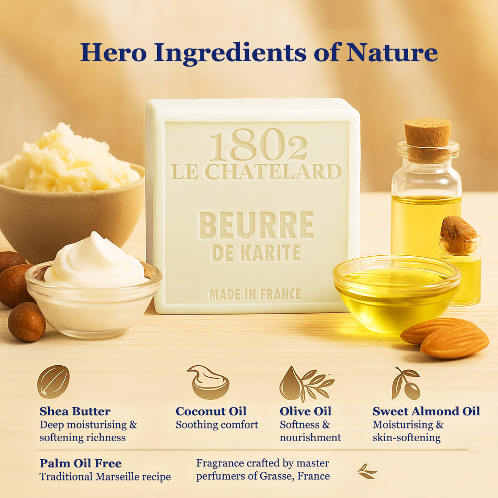 Palm Oil Free Enriched Soap - Shea Butter