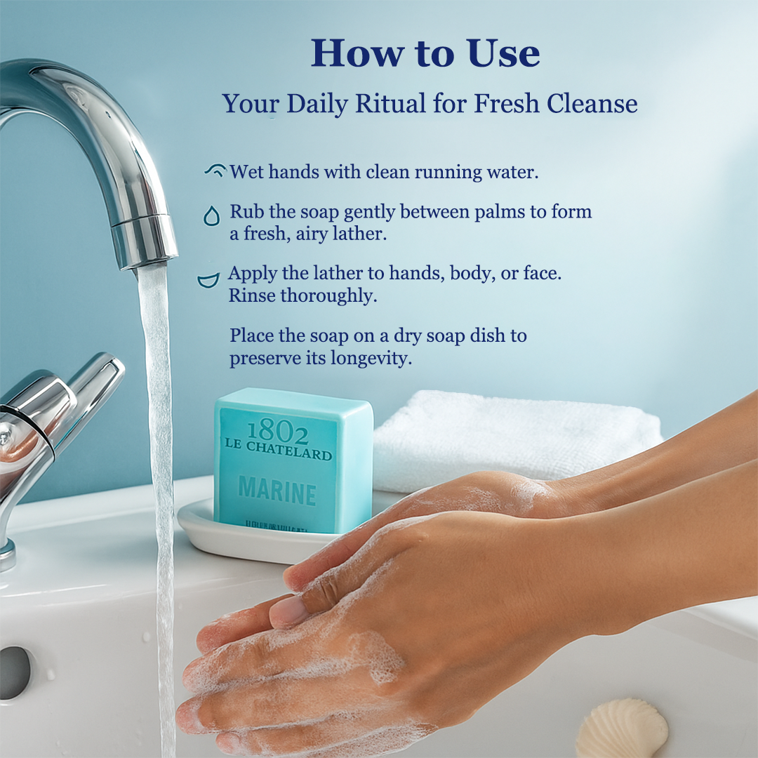 Palm Oil Free Fragrant Soap - Sea Breeze