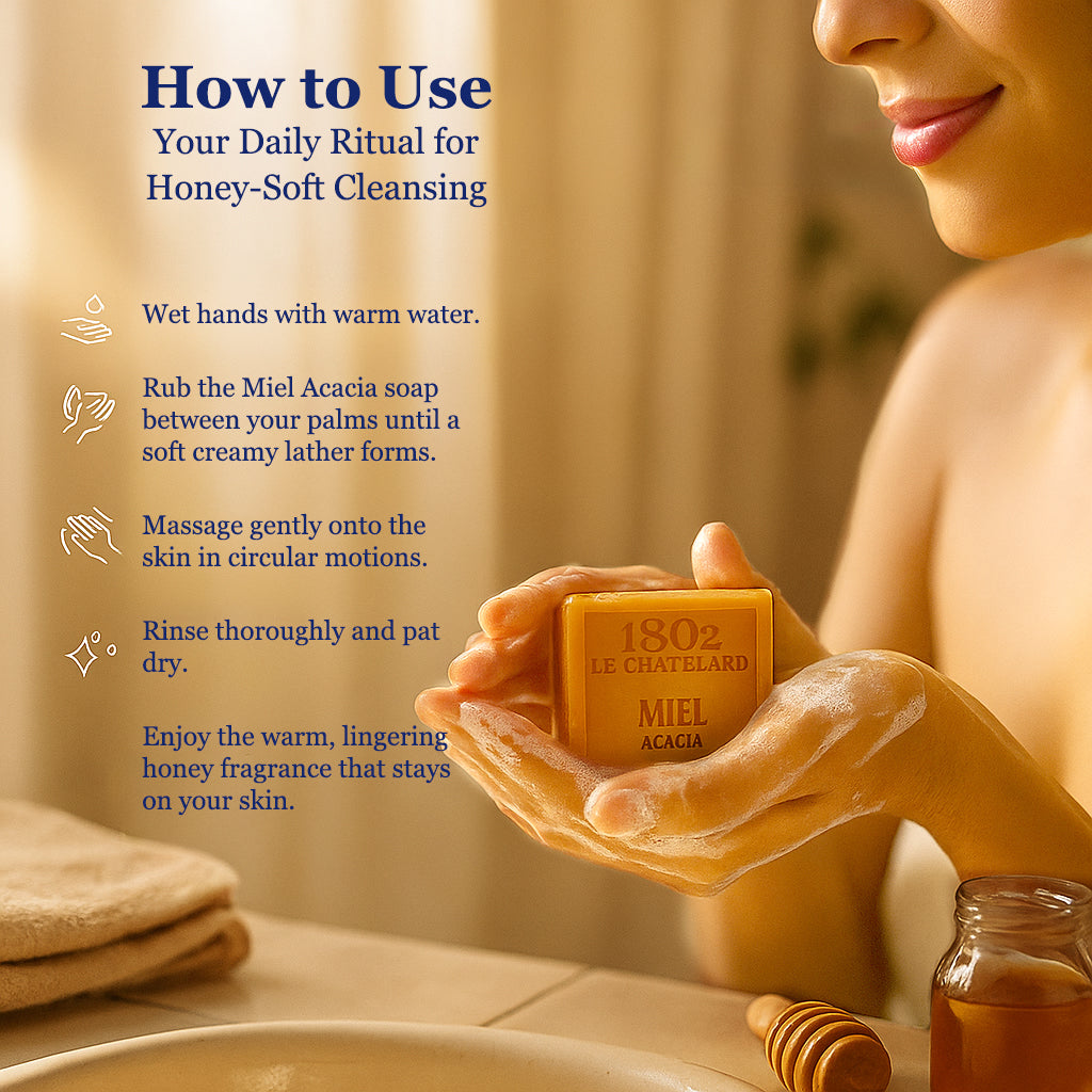 Palm Oil Free Fragrant Soap - Honey Accacia