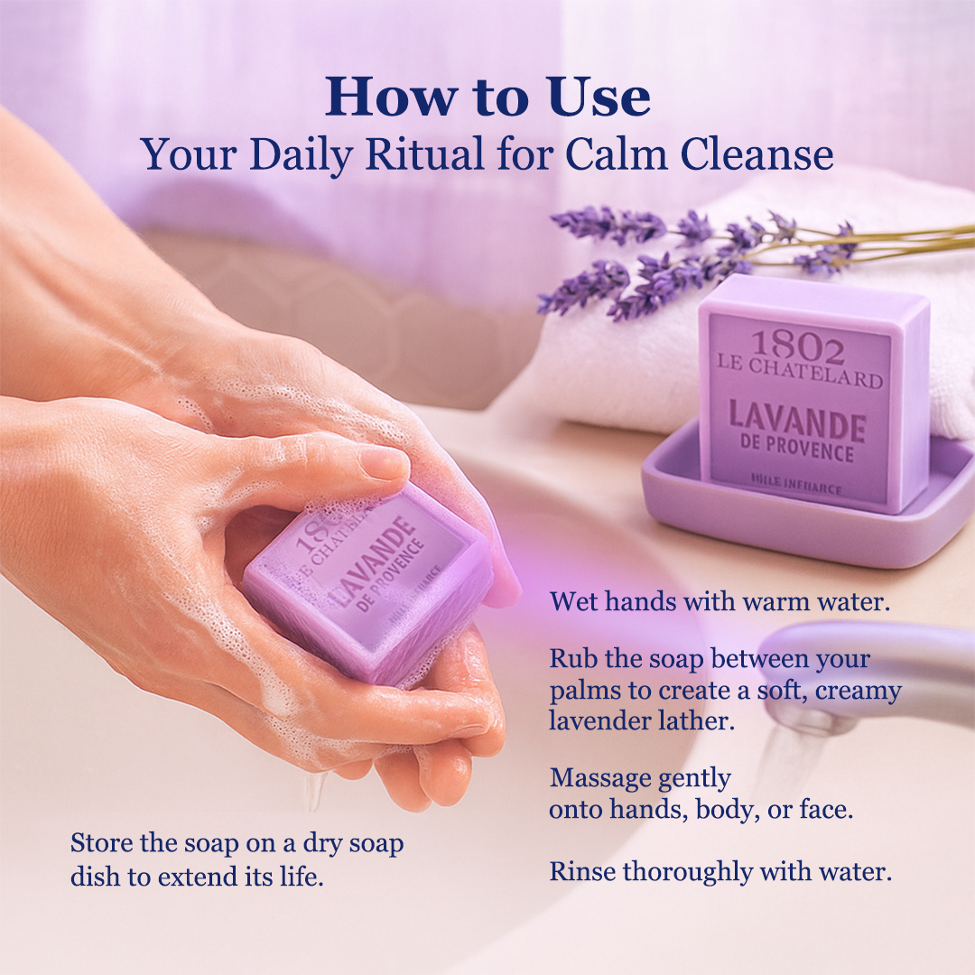 Palm Oil Free Fragrant Soap - Provence's Lavender