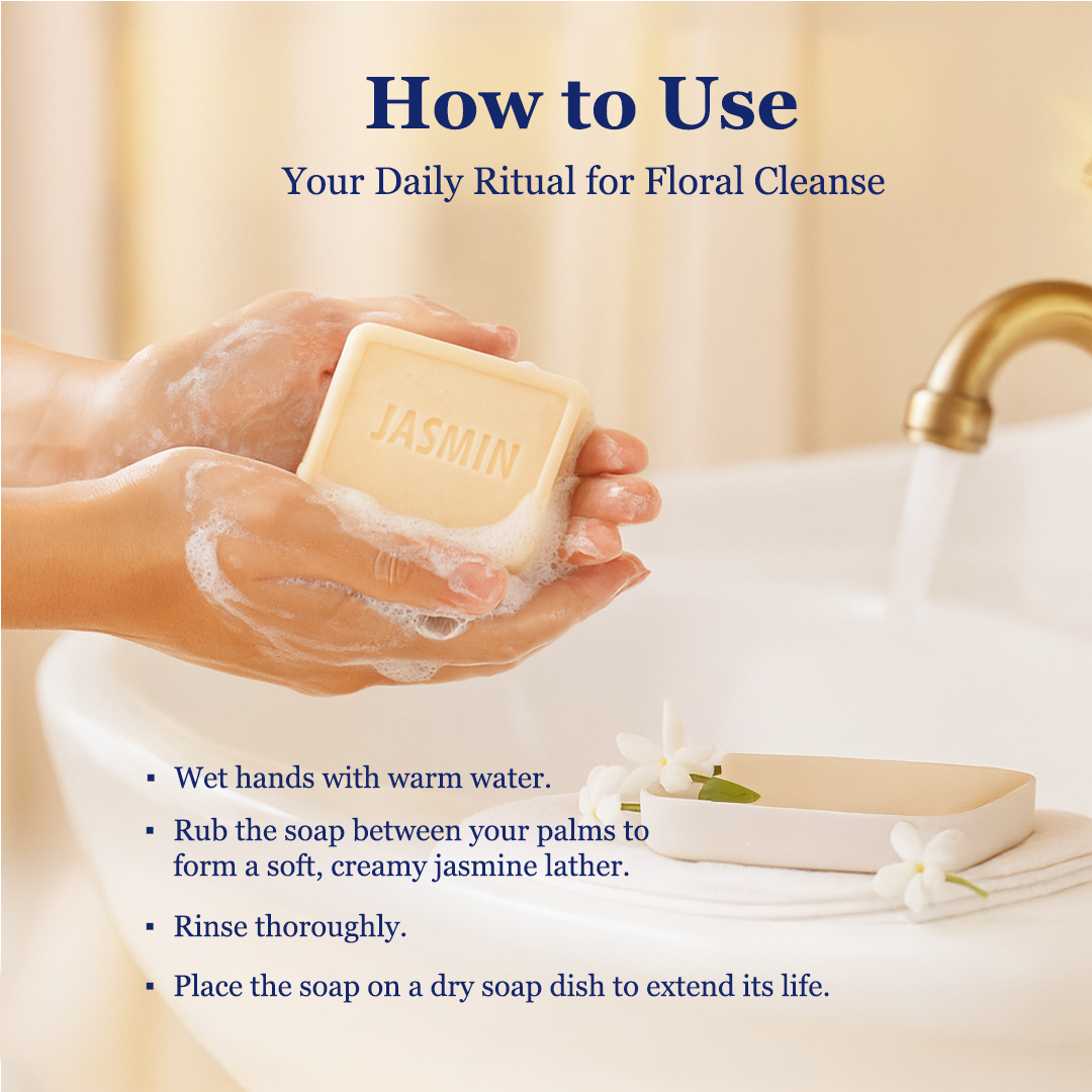 Palm Oil Free Fragrant Soap - Jasmine