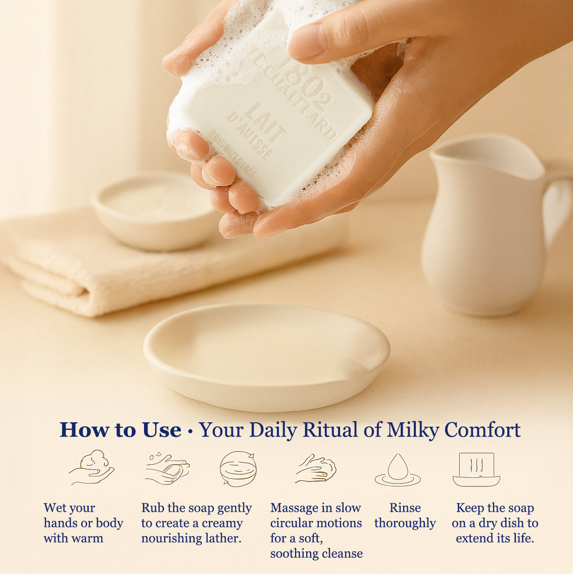 Palm Oil Free Enriched Soap - Donkey Milk