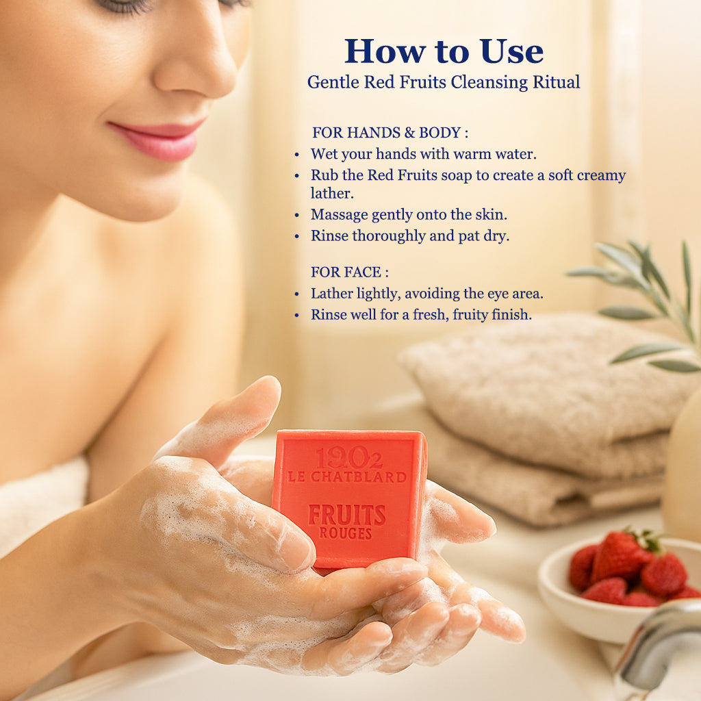Palm Oil Free Fragrant Soap - Red Fruits