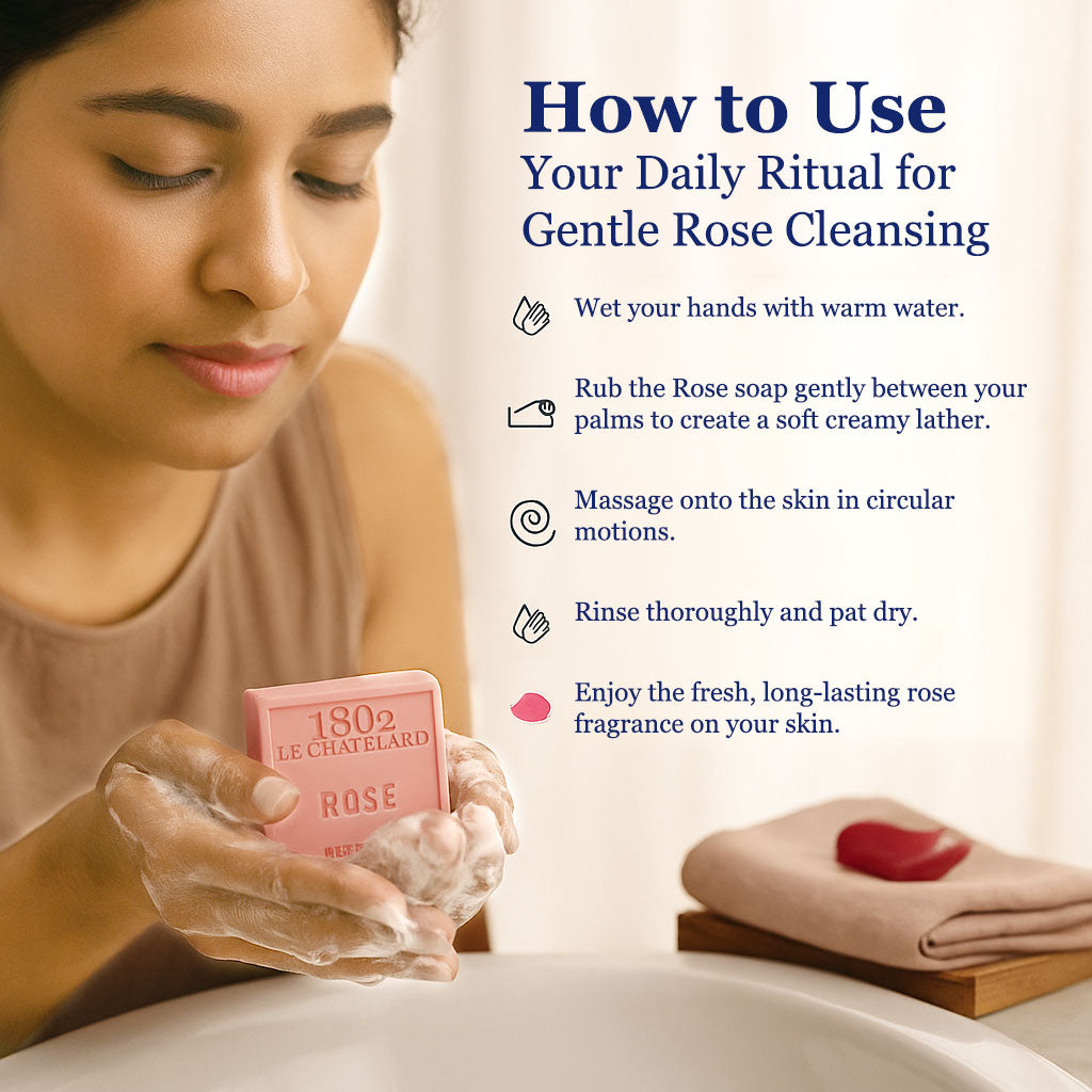 Palm Oil Free Fragrance Soap - Rose