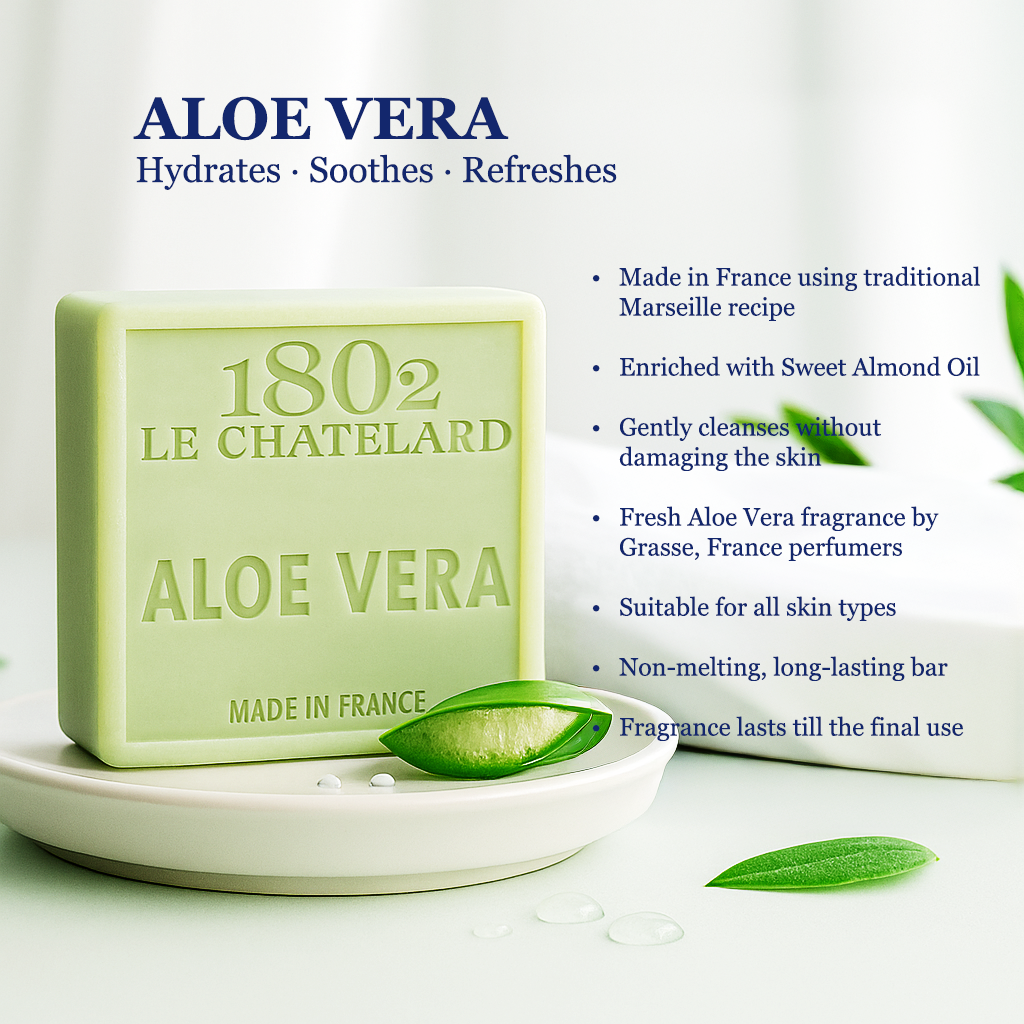 Palm Oil Free Fragrant Soap - Aloe Vera