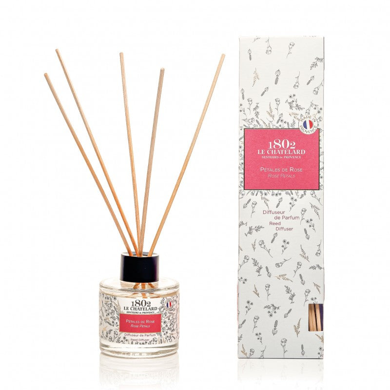 Room Fragrance Reed Diffuser - Rose Petals